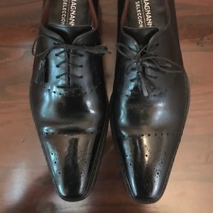 Magnanni Black Italian Shoes